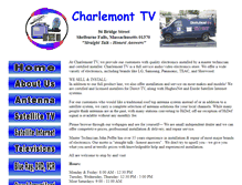 Tablet Screenshot of charlemonttv.com